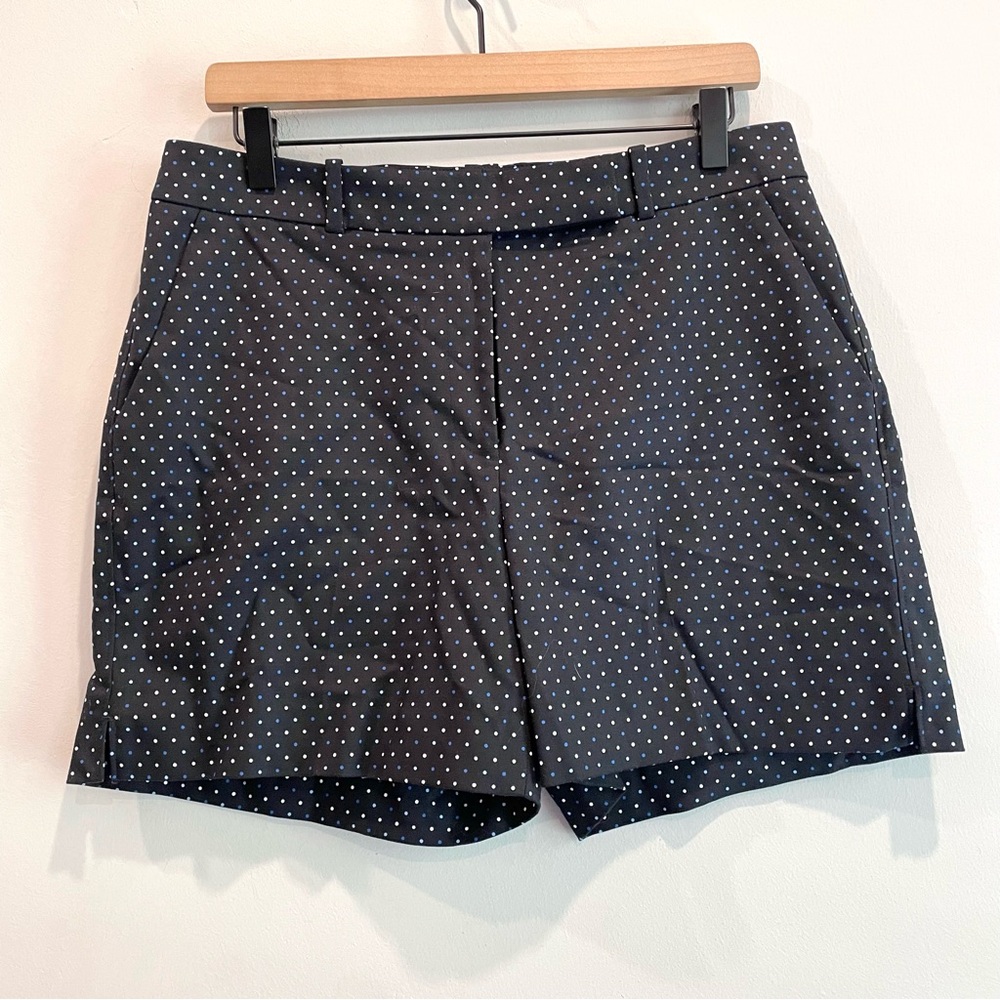 White House Black Market Polka Dot 5” Inseam Chino Shorts